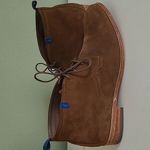 Floris Van Bommel Brown Suede Men's Shoes Size 9 Calf Suede Leathear